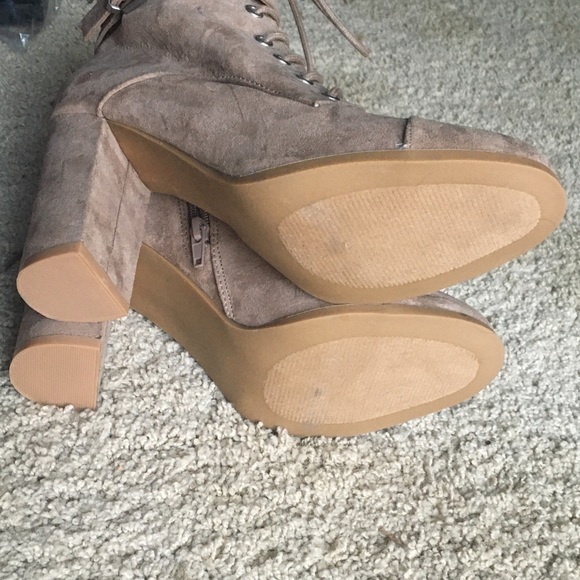 Steve Madden Madden Girl Klaim Tan Boots Booties - Picture 4 of 5